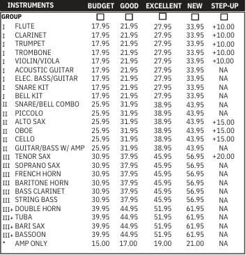 Rental Price Snip Snapshot for Web
